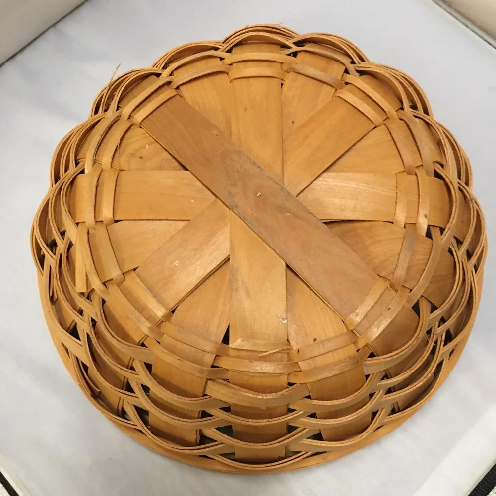 Woven Wood Basket Home Decor‎ 9.5